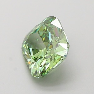 Diamant de laboratoire cultivé CVD de 1,41 ct, taille coussin, vert vif fantaisie, clarté VS1, excellente taille, pierre précieuse non montée pour bijoux personnalisés - Product Image 5