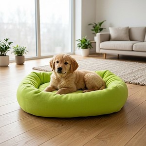 Washable All Seasons Indoor <b>Pet</b> Bed Round Dog <b>Sofa</b> Bed PP Fiber Cushion Soft <b>Pet</b> Nest for Everyday Use - Product Image 3