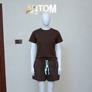 Ensemble décontracté pour femmes, nouvelle mode 2024, respirant, logo personnalisé, ensemble deux pièces, 100% coton, respectueux de l'environnement - Product Image 2