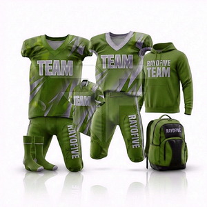 Uniformes Profesionales de Fútbol Americano, Pantalones Cortos 100% Poliéster, Antibacterianos, Transpirables, de Secado Rápido, Ropa Deportiva Personalizada para Equipos - Product Image 4