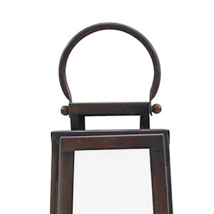 Nueva Linterna Moderna Pequeña de Acero con Vidrio Biselado de 5 mm para Decoración y Diversas Ocasiones. - Product Image 3