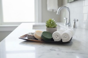 Organic Material Modern Design Eco-Friendly Durable Premium Decorative Tray Serving <b>Plate</b> Cheese Dish Appetizer <b>Plates</b> Handmade - Product Image 4