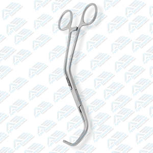 Mordazas atraumáticas Vástagos en ángulo Acero inoxidable 20 cm 8 pulgadas Lambert Kay Aorta Abrazadera en ángulo DeBakey por Apto Enterprises - Product Image 4