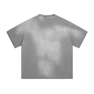 T-shirt surdimensionné en coton 100% 280GSM avec motif graphique personnalisé DTG / T-shirt vintage délavé à l'acide - Product Image 3
