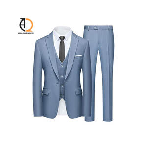 Nuevo Traje de Tres Piezas para Hombre, Ropa Formal de Negocios, Conjunto de Traje Entallado para Hombre - Product Image 6