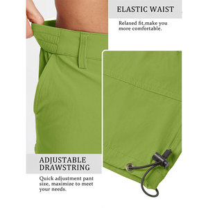 Nuevos pantalones cortos cargo de moda para hombre con cierre de botón y cinturón, bolsillo largo con cremallera en el muslo, antiarrugas, con logotipo personalizado - Product Image 4