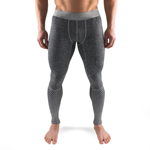 Leggings de Compresión Ligeros Personalizados para Hombre, Deportivos, para Correr/Entrenamiento en el Gimnasio, Colores Blanco/Negro - Product Image 5