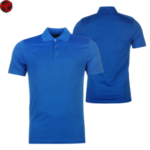 เสื้อโปโลชายสีน้ำเงิน แขนสั้น ผ้าถัก สวมใส่สบาย เหมาะสำหรับกอล์ฟ ปักโลโก้ตามสั่ง เสื้อยูนิฟอร์ม เสื้อกอล์ฟ - Product Image 3