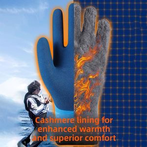Pair of Waterproof Multi-Usage Winter <b>Warm</b> <b>Gloves</b> for Outdoor Fishing Functional and Comfortable - Product Image 6