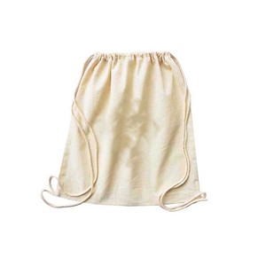 Plain Dyed Black <b>Drawstring</b> <b>Backpack</b> Adjustable String Closure Simple Style Bag - Product Image 2