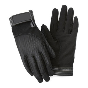 Custom Summer Leather Horse Riding <b>Gloves</b> <b>with</b> Hand <b>Grips</b> Non-Slip Breathable Adjustable Wrist Strap Full Finger Design Unisex - Product Image 1