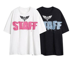 Custom 2026 Unisex Oversized Distressed Embroidery T Shirt Cotton <b>Short</b> Sleeve Streetwear Custom OEM Wholesale - Product Image 2