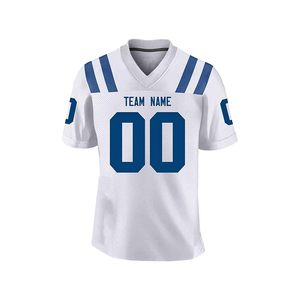 Camiseta de Fútbol Americano Personalizada 100% Poliéster para Hombre y Mujer, Transpirable, Manga Corta, Impresión Personalizada en la Parte Delantera, Antibacteriana - Product Image 3