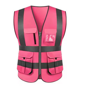 Ropa reflectante duradera para trabajo nocturno en sitios de construcción, chaleco de seguridad para el trabajo, ajuste cómodo, correas ajustables, chaleco de trabajo - Product Image 5