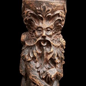 Support de bougie conique en résine, figurine mythique artisanale, style gothique, décoration de maison fantastique - Product Image 4