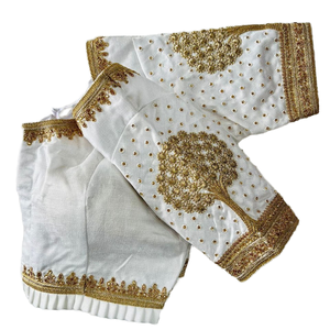 เสื้อเบลาส์แฟนซีแบบดั้งเดิมสไตล์อินเดียเสื้อเบลาส์ดีไซน์แฟนซีดีไซน์ใหม่ล่าสุดสุดอินเทรนด์สุดพิเศษ - Product Image 1