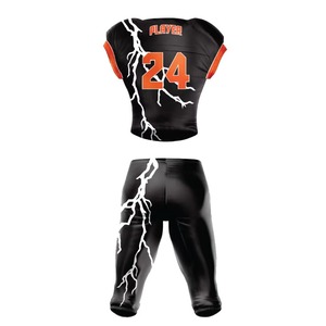 Uniforme de Fútbol Americano Transpirable de Talla Grande, 100% Poliéster, Venta al Por Mayor, Material Duradero - Product Image 2