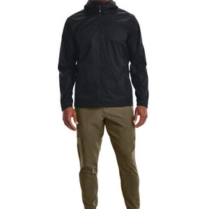 Chaqueta de lluvia con cremallera completa de diseño personalizado para hombre, ligera, para exteriores, chaquetas personalizadas para hombre, chaquetas de lluvia resistentes para hombre - Product Image 4