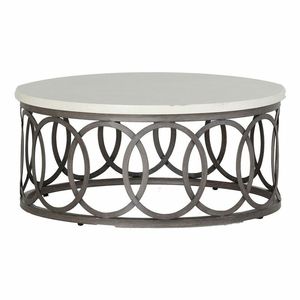Meubles de salon de luxe, table basse contemporaine en marbre, table basse en métal doré, table basse élégante, table basse haut de gamme - Product Image 4