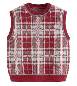 Premium Breathable Sleeveless Knit Cardigan Men's Button Up V-Neck Sweater Vest High-End European Fashion <b>Tops</b> - Product Image 1