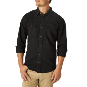 Camisa de Vestir Casual para Hombre, Personalizada de Fábrica, OEM, con Botones, Manga Larga, Camisa de Trabajo de Mezclilla, Nueva, Servicio OEM ODM - Product Image 5