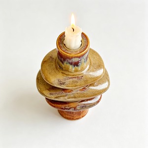 Designer Wooden Mirror Polished <b>Candle</b> Stand Modern Decorative <b>Candle</b> Holder Perfect For Home Interior Party Setup And Events - Product Image 4