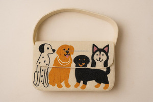 Heart Stud Geometric Pattern Lady Autumn Single <b>Strap</b> Beaded Hoop Closure <b>Shoulder</b> Crossbody Travel Evening Fashion Handbag - Product Image 6