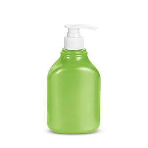 Envase Cosmético de Botella Plana con Hombro Inclinado, Tapa Antiderrames, Diseño Elegante y Ecológico, Serigrafía, Plástico PET, 480 ml - Product Image 4