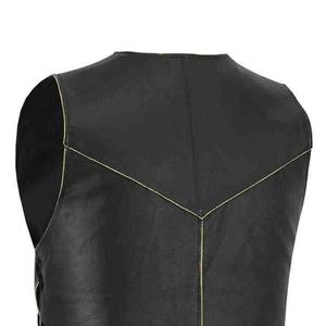 Chaleco de Motociclismo de Cuero Premium 2026 para Hombre, Personalizado, Resistente al Viento, Talla Grande, Protector y de Seguridad - Product Image 6