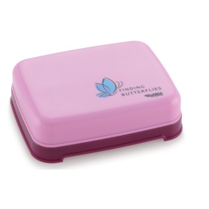 จานสบู่พลาสติก So Pure พร้อมฝาปิด ดีไซน์มินิมอลรักษ์โลก สีเทา - Product Image 3