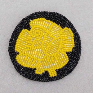 Custom Design Seed Beads Embroidery Patch For Boutique <b>Tops</b> Decorative Beaded Embroidery Patch For Ethnic Wear <b>Tops</b> Style - Product Image 6