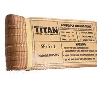 Sangle en polyester marron de force industrielle Provina 6000kg Heavy Duty levage Transport remorquage personnalisé OEM/ODM modèle plat