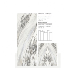 Corps blanc PorcelainTiles 120X320 cm Grandes dalles Toutes les séries Finition brillante Porcelaine complète Carreaux populaires Dernier fabricant 2024 - Product Image 3