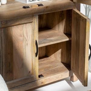 ตู้โชว์ไม้แวนดาน่า เมอริโน เครสต้า ดีไซน์ทันสมัย ไม้เนื้อแข็ง จัดเก็บของแบบมินิมอล - Product Image 5