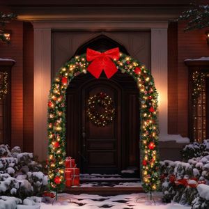 Arco Decorativo de Árbol de Navidad Artificial de PVC Realista para Interiores y Exteriores, para Fiestas, Bodas y Festivales - Product Image 6