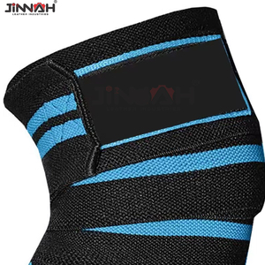 สายรัดปรับระดับได้สำหรับป้องกันเข่าและข้อศอก พร้อมแถบยืดหยุ่นสำหรับออกกำลังกาย ยกน้ำหนัก ฝึกซ้อม เพาเวอร์ลิฟติ้ง แผ่นรองรับ - Product Image 6