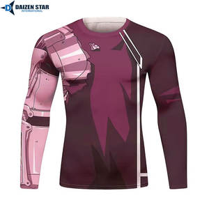 Camiseta de Compresión Ligera con Protección Solar UPF50, Manga Larga, para CrossFit y MMA, Soporte Muscular, Secado Rápido y Transpirable - Product Image 4