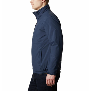 Chaqueta Aislante Azul Marino para Hombre, Ligera, Cortavientos, Resistente al Agua, para Senderismo, Viajes, Otoño, Invierno, Uso Casual - Product Image 2