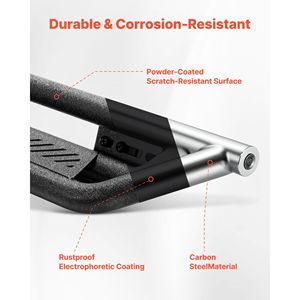 Pedane Laterali da 6 Pollici per Chevy Silverado/GMC Sierra 1500 Crew Cab 2019-2025, Compatibili con Rampe e Scale 2020-2025 - Product Image 3