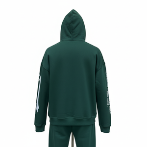 Sweat-shirt unisexe orange avec logo imprimé, coupe classique, en coton French Terry, style streetwear décontracté, disponible en plusieurs couleurs - Product Image 4