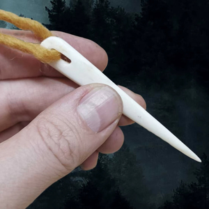 Stylish Polished Eco-Friendly Bone Needle Modern Lacing <b>Sewing</b> Tool Leatherwork Weaving Crochet <b>sewing</b> needle - Product Image 1