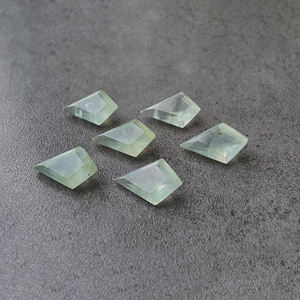 Piedra Preciosa Natural de Prehnita AAA+ en Forma de Cometa con Corte Facetado, Piedra Suelta Calibrada para Joyería, Todos los Tamaños Disponibles - Product Image 1