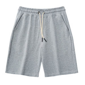 New Arrival Streetwear Custom Design Mens French Terry Drawstring Sweat Shorts Pocket 100% Polyester Mid <b>Board</b> Shorts - Product Image 3