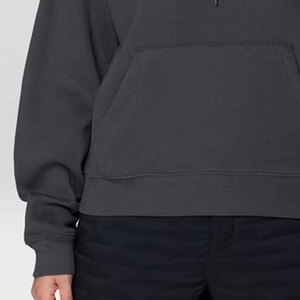 Sweat à capuche pour femme, nouveau style, en molleton de coton respirant et écologique, avec logo personnalisé, disponible en différentes tailles. - Product Image 5