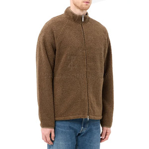 Premium Quality Drop Shoulder <b>Wool</b> <b>Jacket</b> <b>Men</b> Soft Fabric Warm Casual Outerwear Relaxed Fit Custom Wholesale Manufacturer - Product Image 3