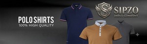 Custom Embroidered Solid 100% Cotton Breathable Men's Casual Short Sleeve Shirt Sportswear Black Contrast Collar Knitted Fabric - Product Image 5