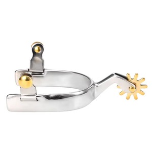 Espuelas de acero inoxidable para equitación, espuelas de vaquero occidental, otros equipos ecuestres, precio al por mayor, espuelas de control para caballos 2026 - Product Image 3