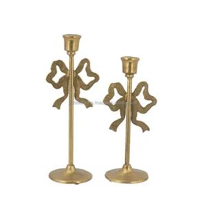 Modern Luxury Unique Designer Iron Candle <b>Holder</b> for Christmas Home Decor Gold <b>Hammered</b> Candlestick Metal <b>Holder</b> - Product Image 4