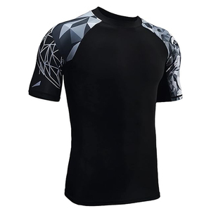 Men Wolf Print <b>Compression</b> <b>Shirt</b> Quick Dry Gym Wear Fitness Rash Guard MMA Sports T <b>Shirt</b> Custom Logo OEM - Product Image 4