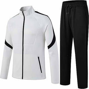 Conjunto Deportivo para Hombre 2026, Chaqueta y Pantalones de Dos Piezas, Ropa Deportiva Transpirable, Cómoda, Informal, para Gimnasio, Entrenamiento, Estilo Urbano - Product Image 1